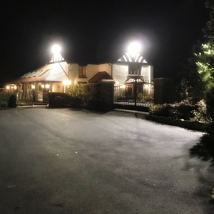 security lighting installation